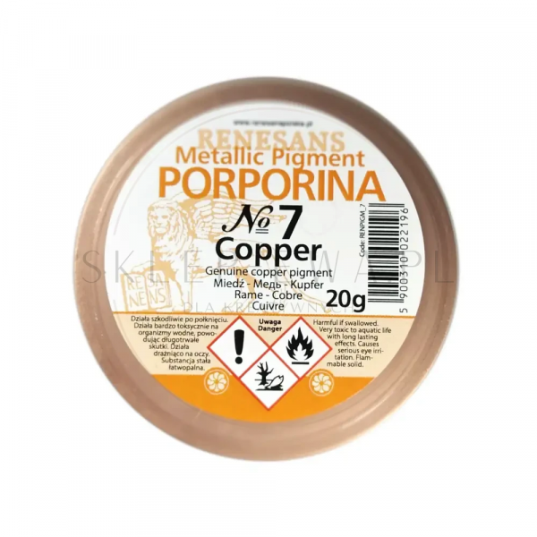 Металічний пігмент №7 Мідь, 20г, Renesans