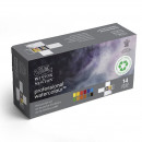 Набір акварельних фарб Winsor & Newton Professional Watercolour Field Box, 12 кольорів + пензлик + губка