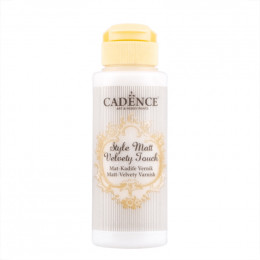 Лак акриловый матовый 120 мл, Style Matt Velvet Touch Cadence 