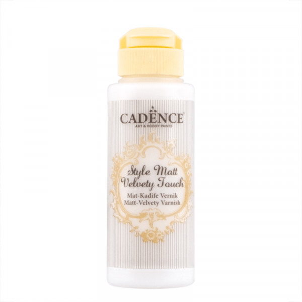 Лак акриловий матовий 120 мл, Style Matt Velvet Touch Cadence 