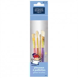 Набір пензлів  Fun brushes "girls" Set, (щетина, 4 шт #10,12, 14, 18) Lefranc & Bourgeois
