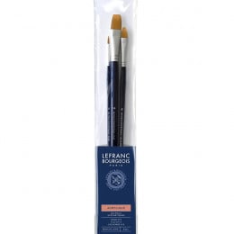 Набір пензлів Fine Synthetic Brushes Set, (синтетика, 3 шт #4, 14, 8) Lefranc Bourgeois