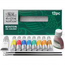 Набір олійних фарб Winton Oil Colour Studio Set, 9+3 шт., Winsor & Newton