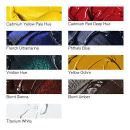 Набір олійних фарб Winton Oil Colour Studio Set, 9+3 шт., Winsor & Newton