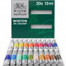 Набір олійних фарб Winton Oil Colour, 20 шт, туби об’ємом 12 мл, Winsor & Newton