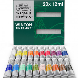 Набір олійних фарб Winton Oil Colour, 20 шт, туби об’ємом 12 мл, Winsor & Newton