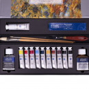 Набір олійних фарб Extre-Fine Oil Set "Discovery" Lefranc & Bourgeois, 10х20 мл, 1х40 мл + добавки та аксесуари