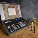 Набір олійних фарб Extre-Fine Oil Set "Discovery" Lefranc & Bourgeois, 10х20 мл, 1х40 мл + добавки та аксесуари