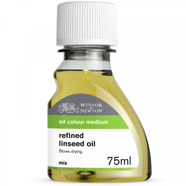 Масло льняное рафинированное Refined Linseed Oil Winsor & Newton, 75 мл