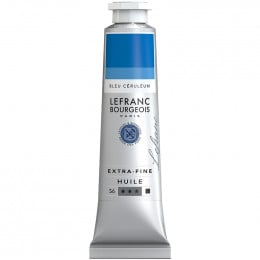 Масляная краска Lefranc Extra-Fine Oil №027, Церулеум (Cerulean blue), S6, 40 мл.