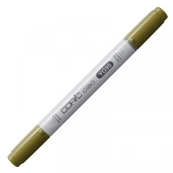 Спиртовий маркер Copic Ciao YG-95 Pale olive Пастельно-оливковий