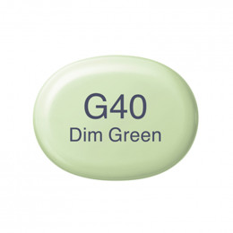 Спиртовой маркер Copic Sketch, №G-40 Dim green (Тусклый зеленый)