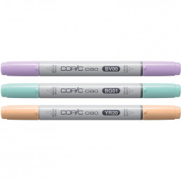 Набір спиртових маркерів Copic Ciao (Layer & Mix) Set of 3, (Pastel Palette)