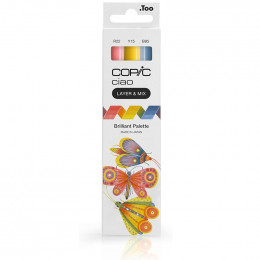 Набір спиртових маркерів Copic Ciao (Layer & Mix) Set of 3, (Brilliant Palette)