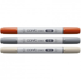 Набір спиртових маркерів Copic Ciao (Layer & Mix) Set of 3, (Architect Palette)
