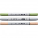 Набір спиртових маркерів Copic Ciao (Layer & Mix) Set of 3, (Natural Palette)