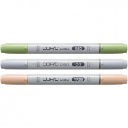 Набір спиртових маркерів Copic Ciao (Layer & Mix) Set of 3, (Natural Palette)