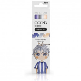 Набір спиртових маркерів Copic Ciao (Layer & Mix) Set of 3, (Serene Palette)