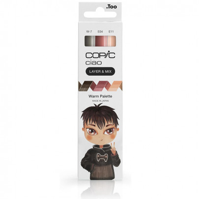 Набір спиртових маркерів Copic Ciao (Layer & Mix) Set of 3, (Warm Palette)