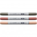 Набір спиртових маркерів Copic Ciao (Layer & Mix) Set of 3, (Warm Palette)