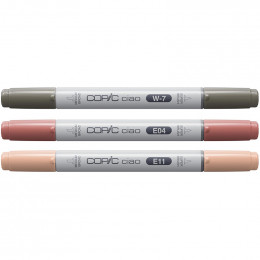 Набір спиртових маркерів Copic Ciao (Layer & Mix) Set of 3, (Warm Palette)