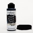 Акриловая краска для меловых досок Cadence Chalkboard Paint, 120 мл/ - #265 Черный