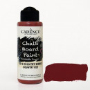 Акриловая краска для меловых досок Cadence Chalkboard Paint, 120 мл/ - Бордо