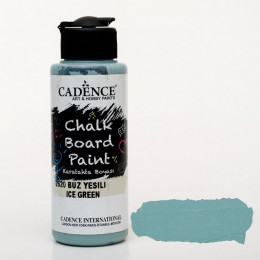Акриловая краска для создания меловых досок Cadence Chalk Board Paint, Мятная, 120 мл