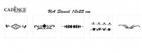 Трафарети 10х25 см