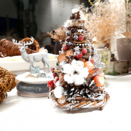 19.12.2025 · Новорічна ялинка (основа пінопласт) ·