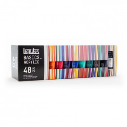 Набір акрилових фарб Liquitex Basics Acrylic Set, 48 кольорів по 22 мл