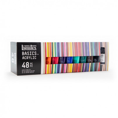 Набір акрилових фарб Liquitex Acrylic Studio, 48 кольорів по 22 мл