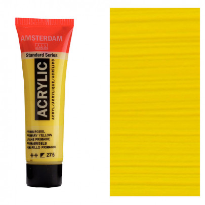 Акрилова фарба AMSTERDAM Standard, №275 Первинний жовтий, 20 мл, RoyalTalens
