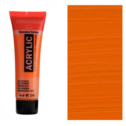 Акрилова фарба AMSTERDAM Standard, №276 Кадмій помаранчевий, 20 мл, RoyalTalens