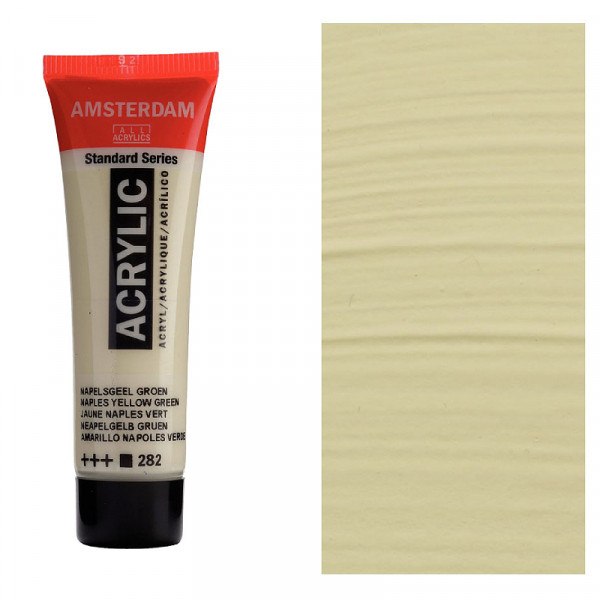 Акрилова фарба AMSTERDAM Standard, №282 Неаполітанський жовто-зелений, 20 мл, RoyalTalens
