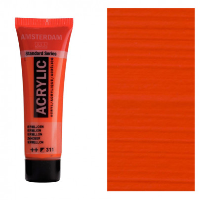 Акрилова фарба AMSTERDAM Standard, №311 Кіновар, 20 мл, RoyalTalens