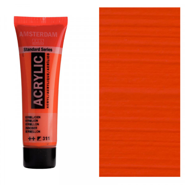 Акрилова фарба AMSTERDAM Standard, №311 Кіновар, 20 мл, RoyalTalens