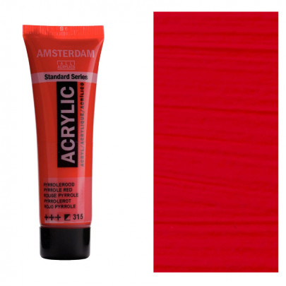 Акрилова фарба AMSTERDAM Standard, №315 Пірольний червоний, 20, RoyalTalens