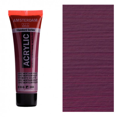Акрилова фарба AMSTERDAM Standard, №344 Капут мортуум фіолетовий, 20 мл, RoyalTalens