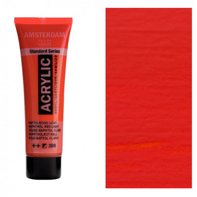 Акрилова фарба AMSTERDAM RoyalTalens, №398 Нафтол червоний світлий, 20 мл