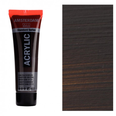 Акрилова фарба AMSTERDAM RoyalTalens, №403 Ван Дюк коричневий, 20 мл