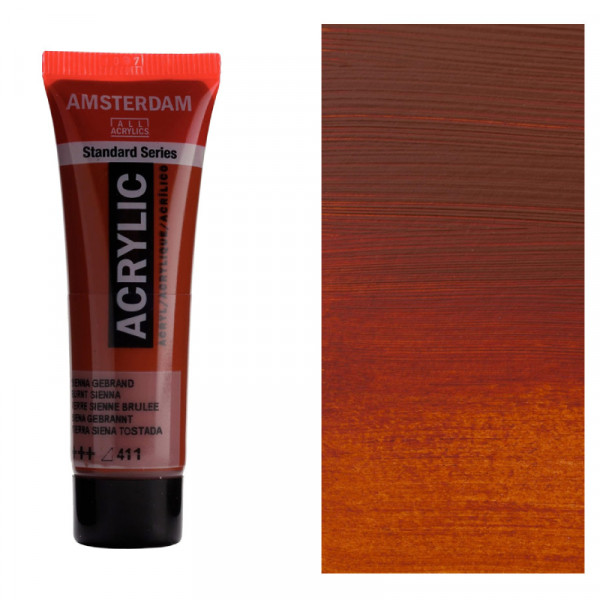 Акрилова фарба AMSTERDAM RoyalTalens, №411 Сієна палена, 20 мл