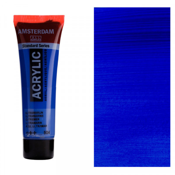 Акрилова фарба AMSTERDAM RoyalTalens №504 Ультрамарин 20 мл