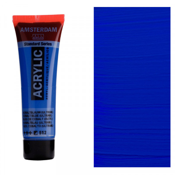 Акриловая краска AMSTERDAM RoyalTalens, №512 Кобальт синий, 20 мл