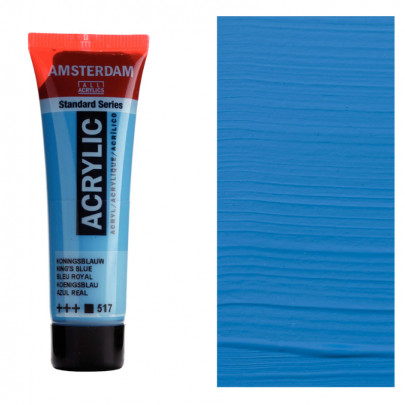 Акрилова фарба AMSTERDAM RoyalTalens, №517 Королівський синій, 20 мл