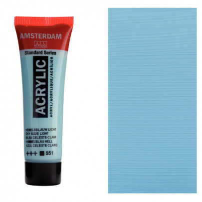 Акрилова фарба AMSTERDAM RoyalTalens, №551 Небесно-блакитний світлий, 20 мл