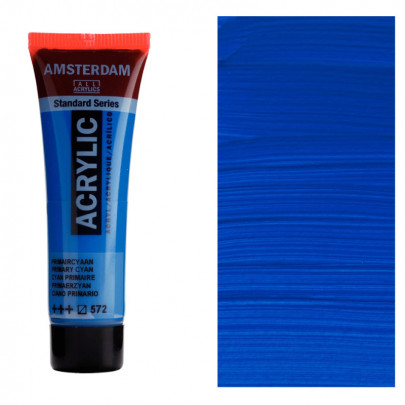 Акрилова фарба AMSTERDAM RoyalTalens, №572 Первинний блакитний, 20 мл