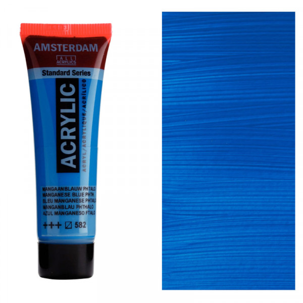 Акрилова фарба AMSTERDAM RoyalTalens, №582 Марганець фталово-синій, 20 мл