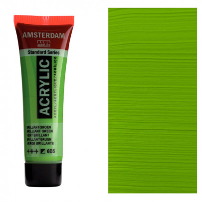 Акрилова фарба AMSTERDAM RoyalTalens, №605 Діамантовий зелений, 20 мл