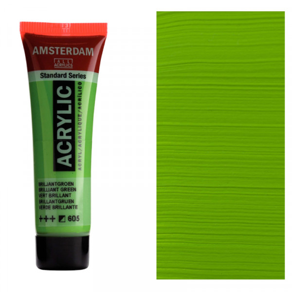Акрилова фарба AMSTERDAM RoyalTalens, №605 Діамантовий зелений, 20 мл